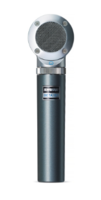 ULTRA-COMPACT SIDE-ADDRESS INSTRUMENT MICROPHONE COMES WITH FOUR (4) DIFFERENT CAPSULES,